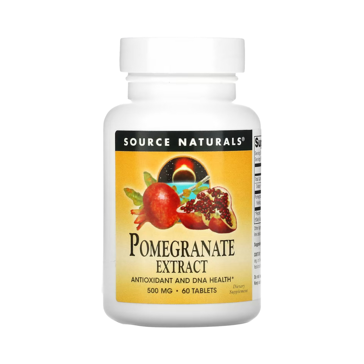 Source Naturals, Pomegranate Extract, 500 Mg, 60 Tablets