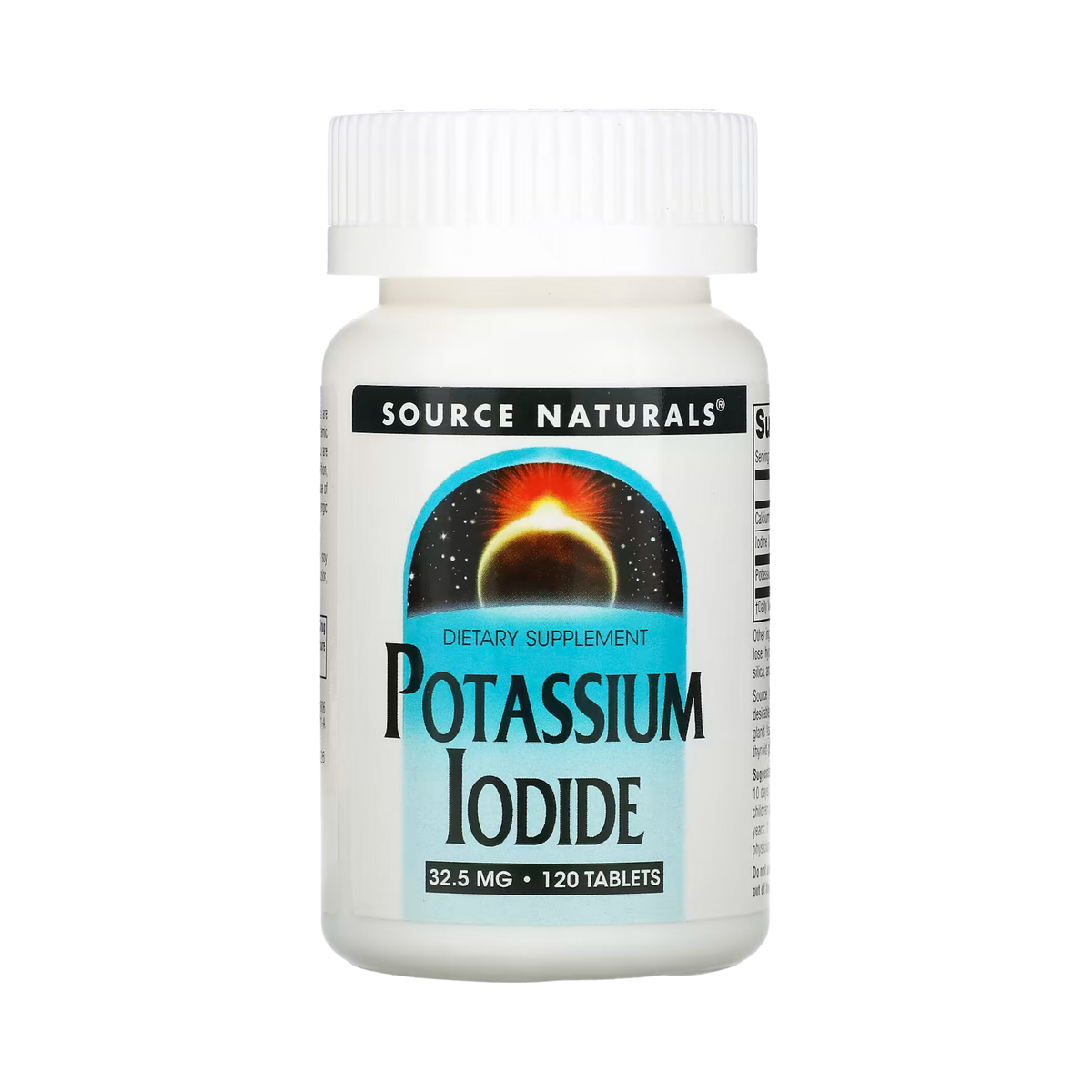 Source Naturals, Potassium Iodide, 32.5 Mg, 120 Tablets