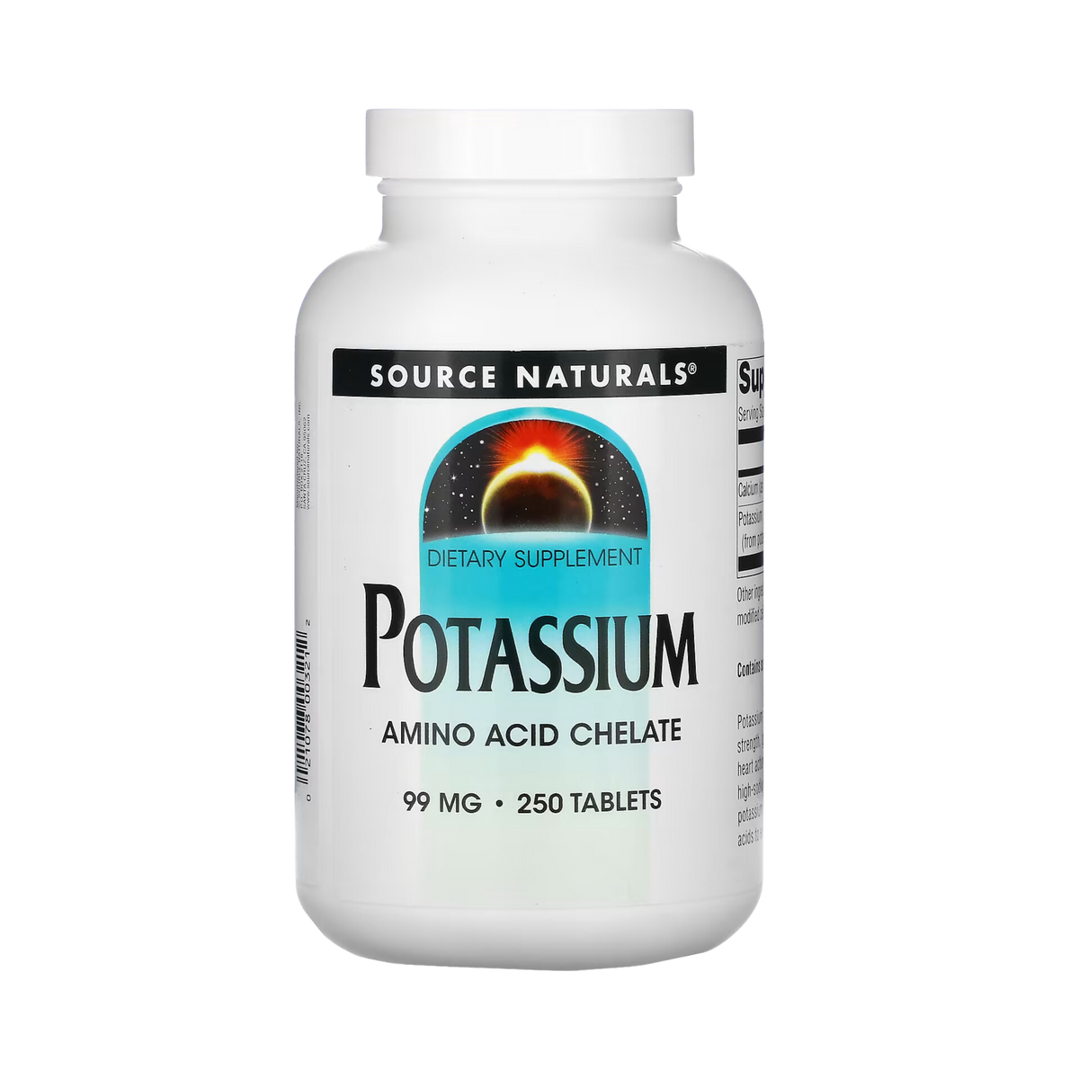 Source Naturals, Potassium, 99 Mg, 250 Tablets