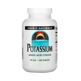 Source Naturals, Potassium, 99 Mg, 250 Tablets