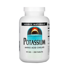 Source Naturals, Potassium, 99 Mg, 250 Tablets