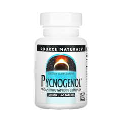 Source Naturals, Pycnogenol, 100 Mg, 60 Tablets