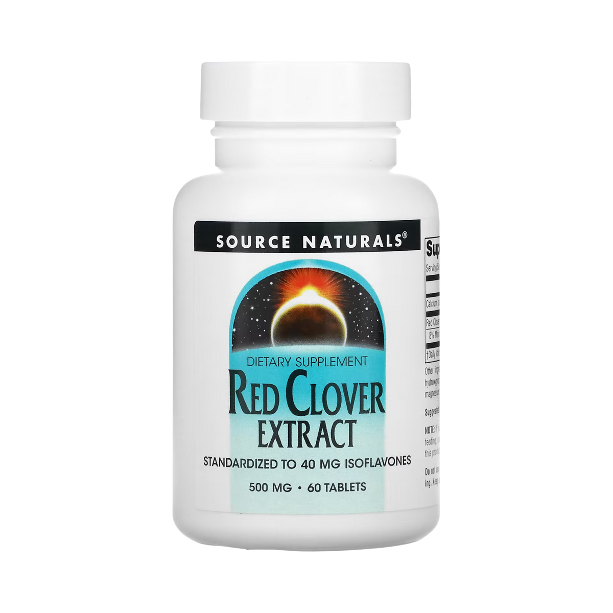 Source Natuarls, Red Clover Extract, 500 Mg, 60 Tablets