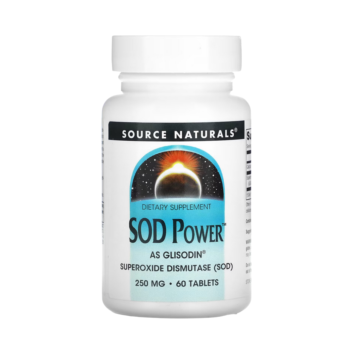 Source Naturals, SOD Power, 250 Mg, 60 Tablets