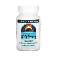 Source Naturals, SOD Power, 250 Mg, 60 Tablets