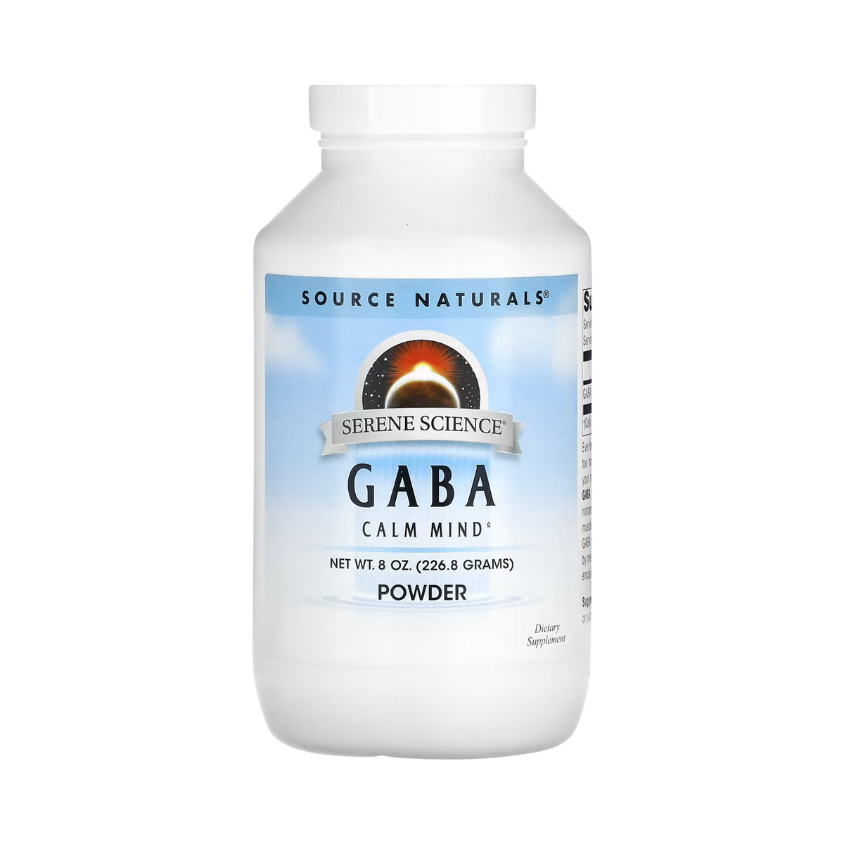 Source Naturals, Serene Science GABA, 8 Oz Powder