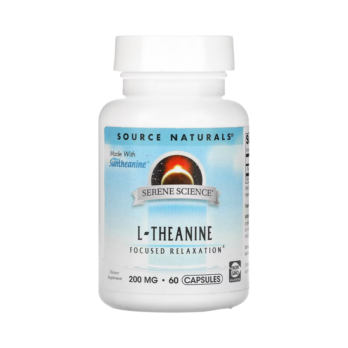 Source Naturals, Serene Science L-Theanine, 200 Mg, 60 Capsules