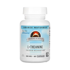 Source Naturals, Serene Science L-Theanine, 200 Mg, 60 Capsules