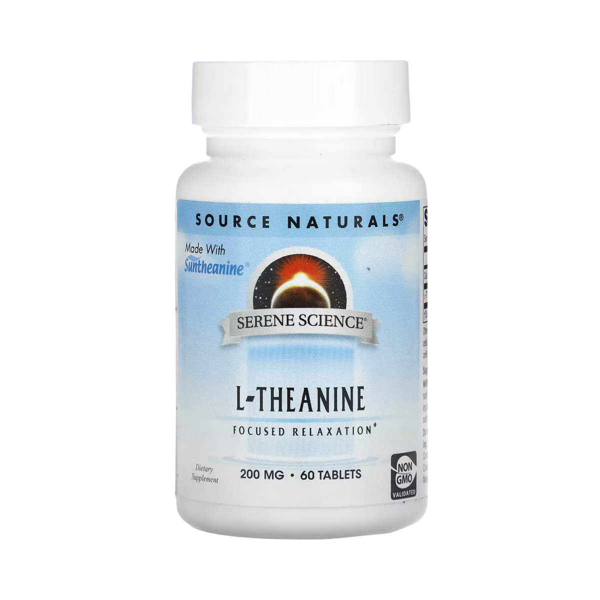 Source Naturals, Serene Science L-Theanine, 200 Mg, 60 Tablets