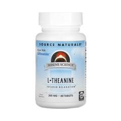 Source Naturals, Serene Science L-Theanine, 200 Mg, 60 Tablets