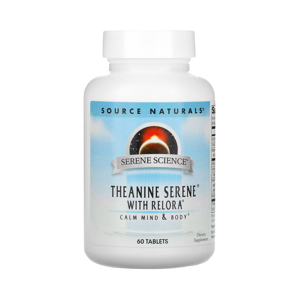 Source Naturals, Serene Science Theanine Serene with Relora, 60 Tablets