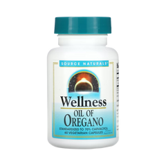 Source Naturals, Wellness Oil of Oregano, 60 Vegetarian Capsules