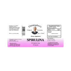 Christopher's Original Formulas, Spirulina, 100 Capsules