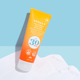 Derma E, Sun Defense Clear Zinc Sunscreen SPF 30 Body, 4 Oz