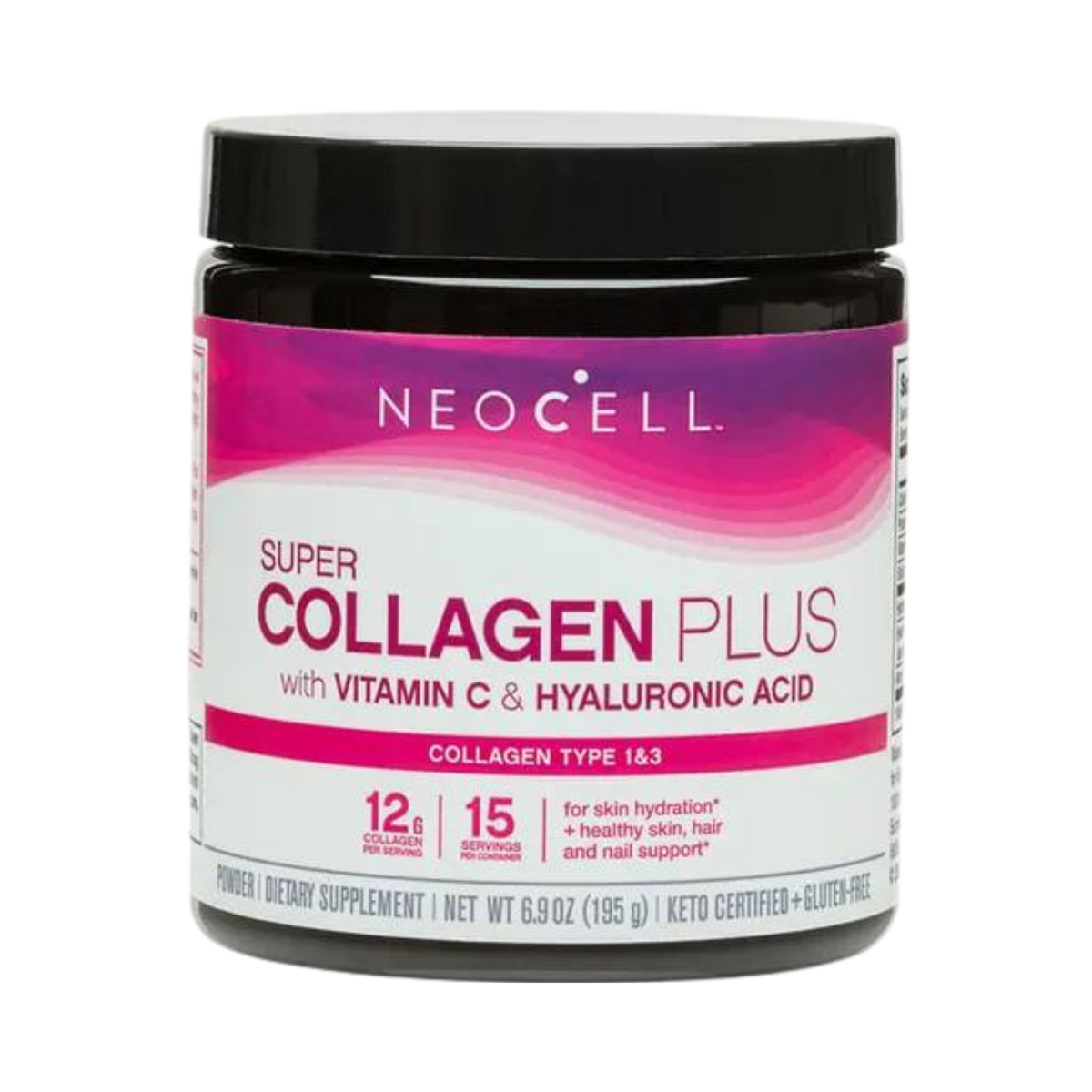 Neocell, Super Collagen Plus with Vitamin C & Hyaluronic Acid Powder, 6.9 OZ