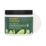 Desert Essence, Tea Tree Oil Facial Cleansing, 50 Pads