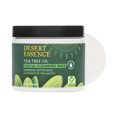 Desert Essence, Tea Tree Oil Facial Cleansing, 50 Pads