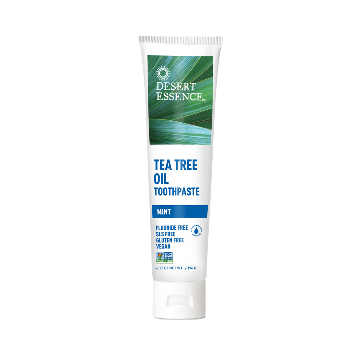 Desert Essence, Tea Tree Oil Mint Toothpaste, 6.25 Fl Oz