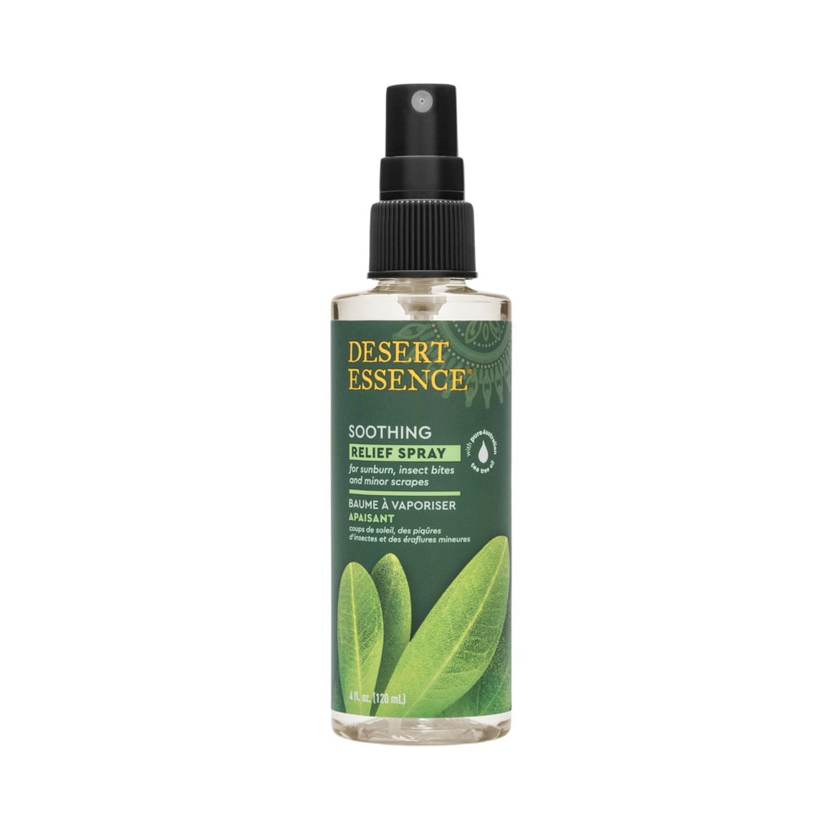 Desert Essence, Tea Tree Oil Relief Spray, 4 Fl Oz