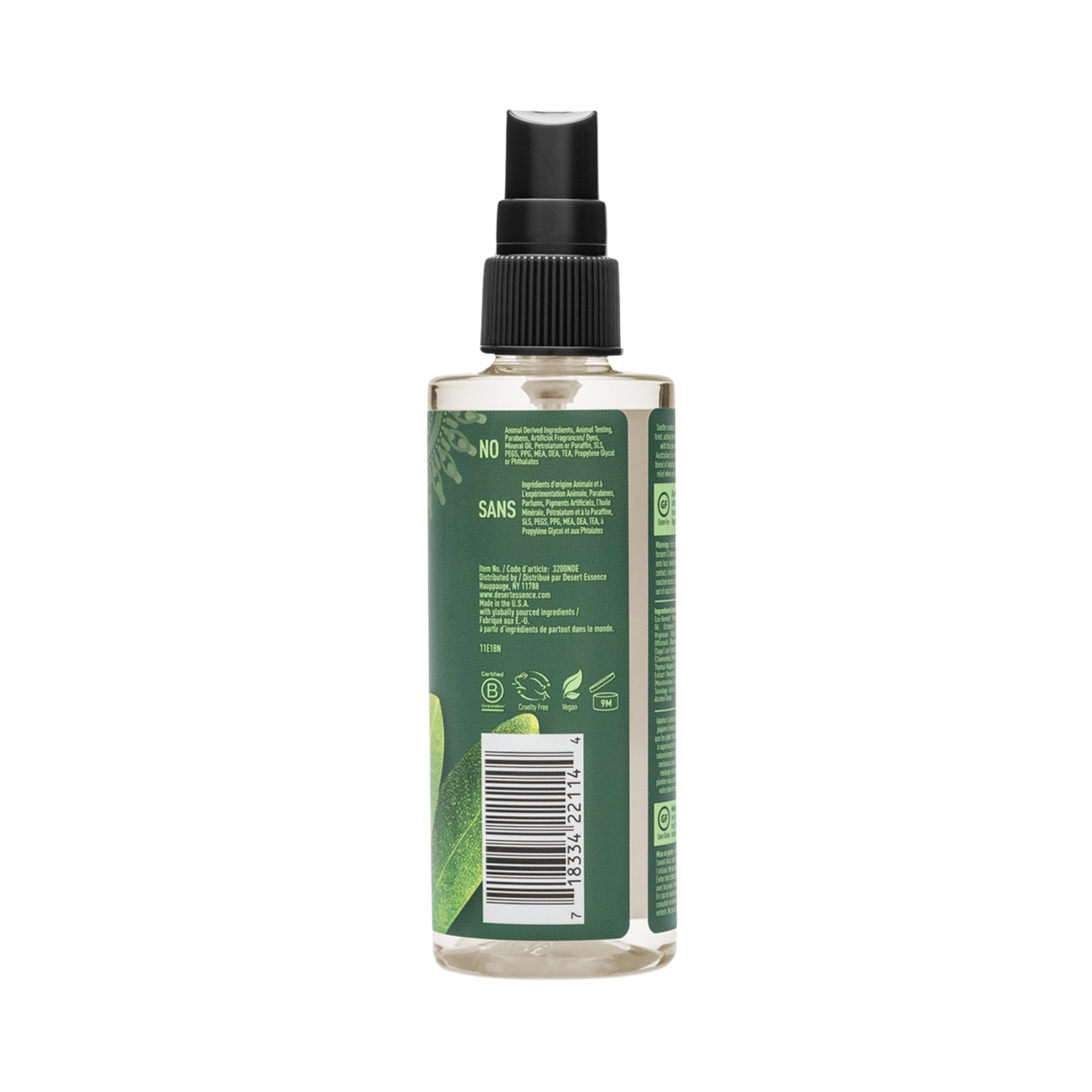 Desert Essence, Tea Tree Oil Relief Spray, 4 Fl Oz