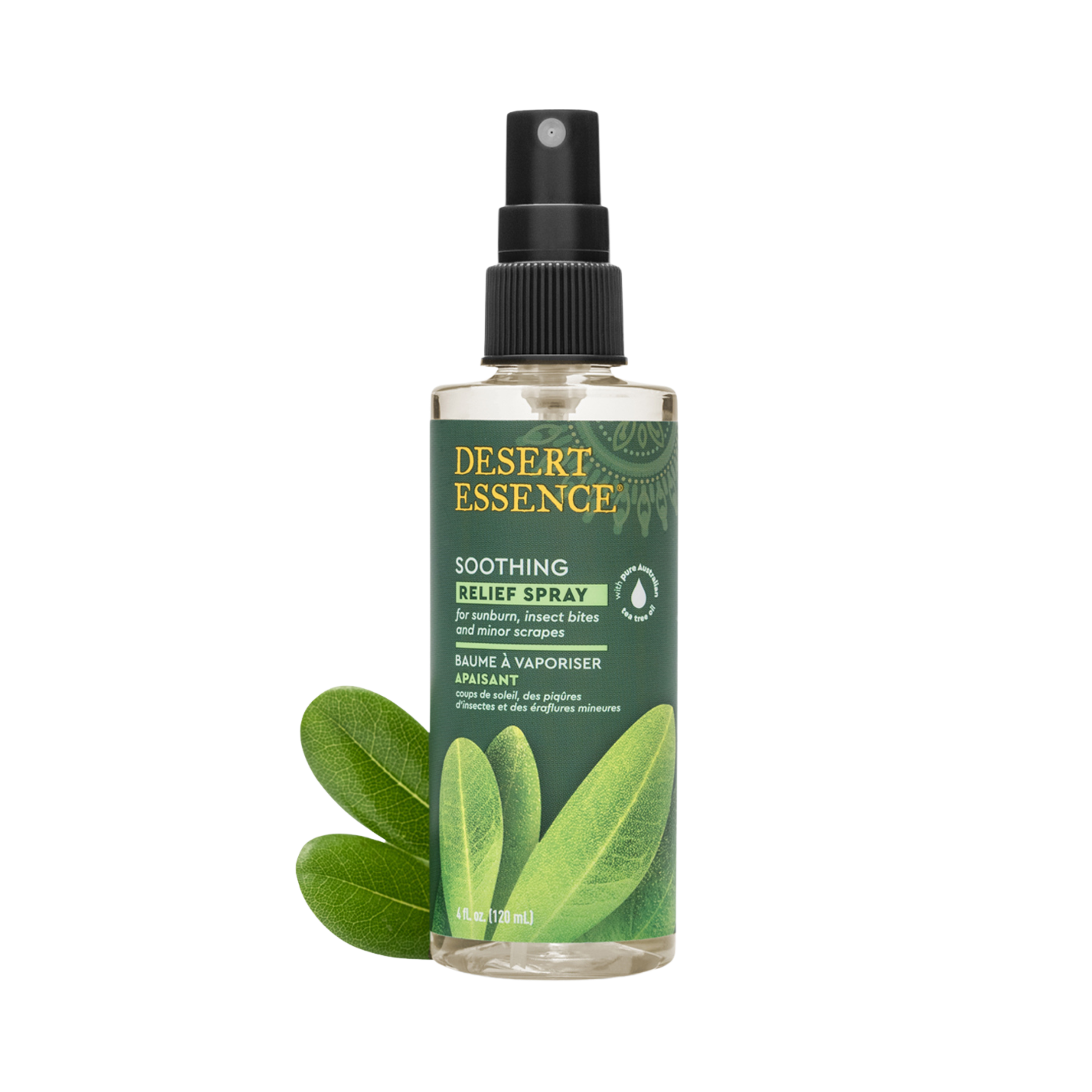 Desert Essence, Tea Tree Oil Relief Spray, 4 Fl Oz