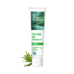 Desert Essence, Tea Tree Oil Toothpaste, Fennel, 6.25 Fl Oz