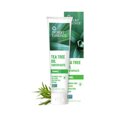 Desert Essence, Tea Tree Oil Toothpaste, Fennel, 6.25 Fl Oz