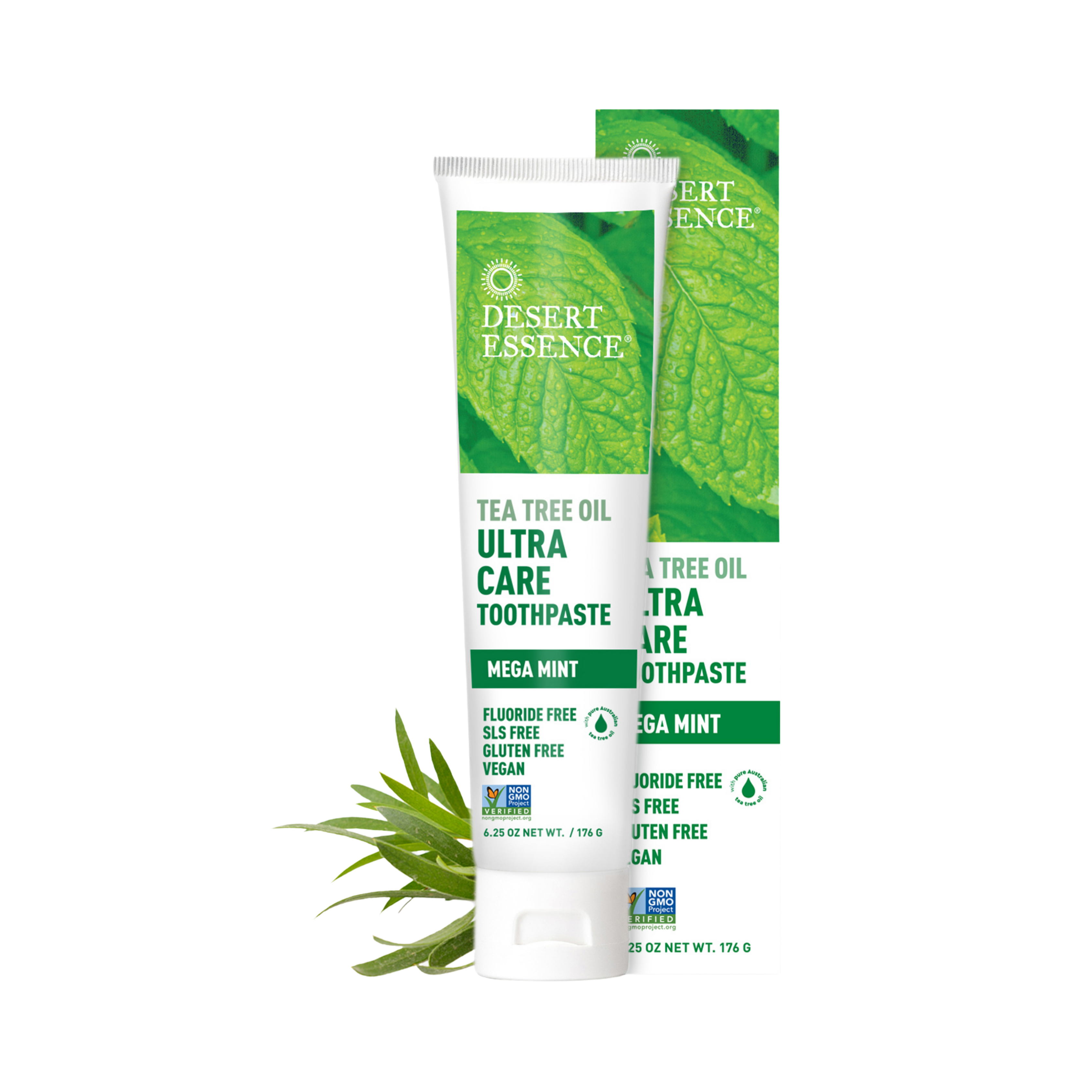 Desert Essence, Tea Tree Oil Ultra Care Toothpaste, 6.25 Fl Oz