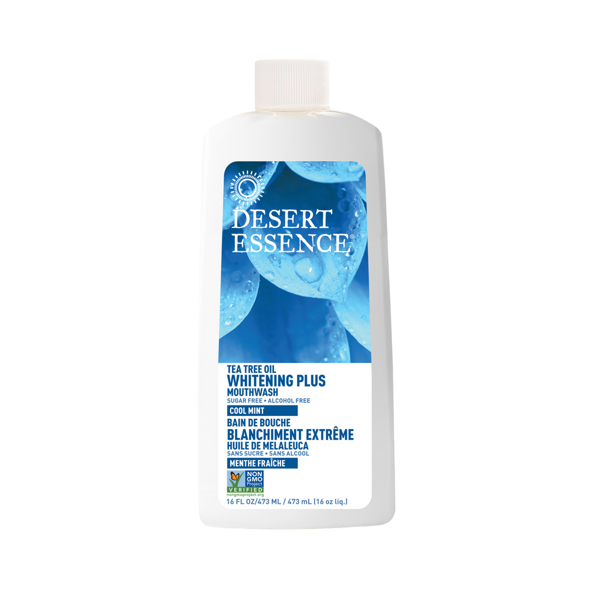 Desert Essence, Tea Tree Oil Whitening Plus Mouthwash, 16 Fl Oz