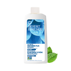 Desert Essence, Tea Tree Oil Whitening Plus Mouthwash, 16 Fl Oz