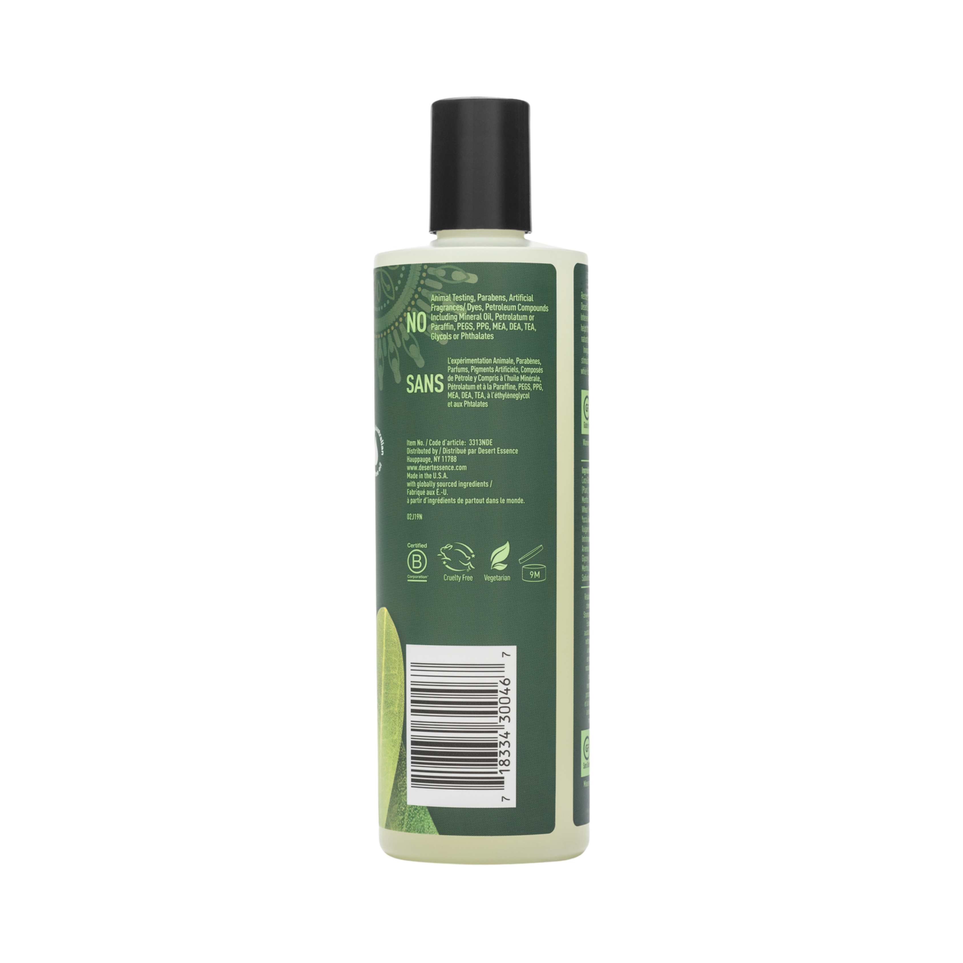 Desert Essence, Tea Tree Replenishing Shampoo, 12.7 Fl Oz