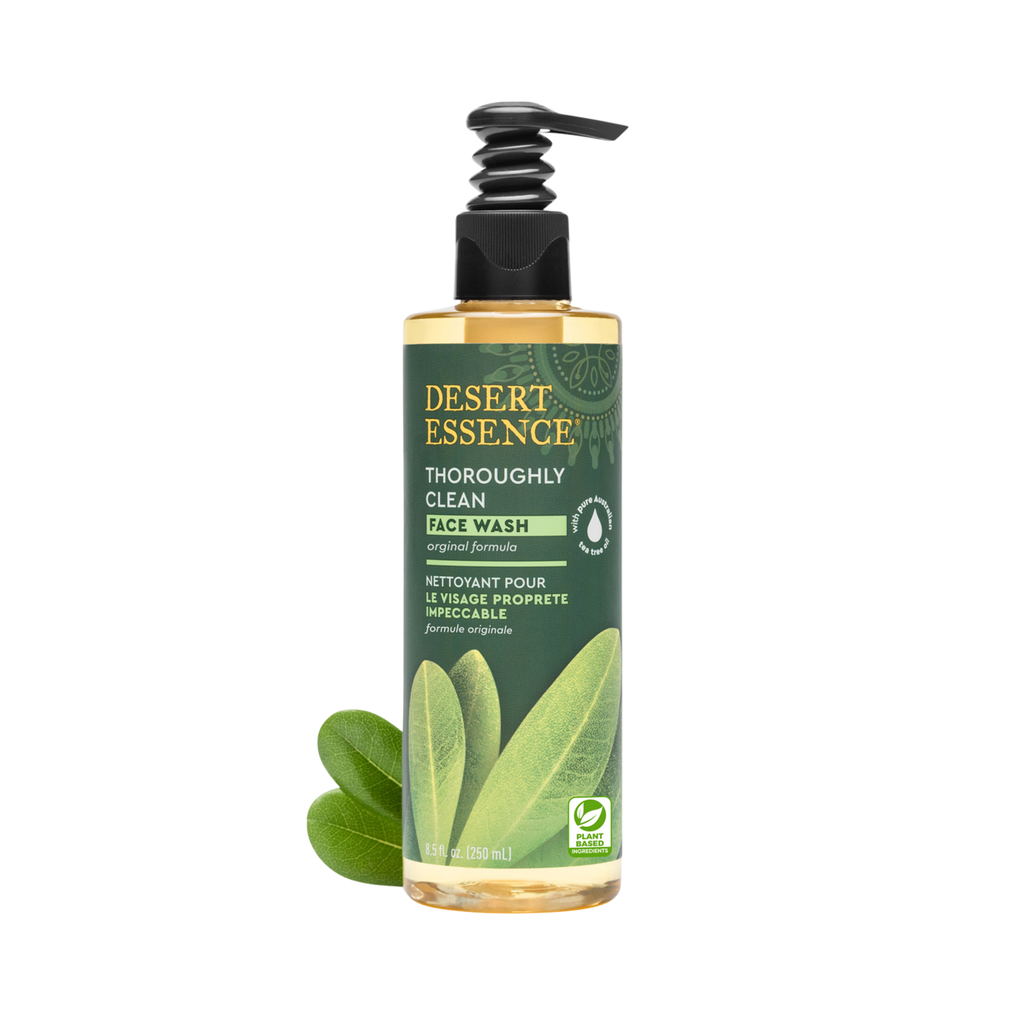 Desert Essence, Thoroughly Clean Tea Tree Oil Face Wash, 8 Fl Oz