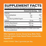 Havasu Nutrition, Turmeric & Ginger Gummies, Peach, 60 Gummies