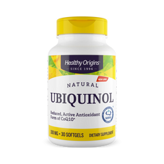 Healthy Origins, UBIQUINOL, Active From Of COQ10, 100 Mg, 30 Softgels