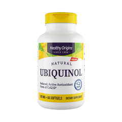 Healthy Origins, UBIQUINOL, Active From Of COQ10, 100 Mg, 60 Softgels