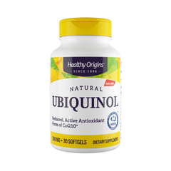 Healthy Origins, UBIQUINOL, Active From Of COQ10, 300 Mg, 30 Softgels