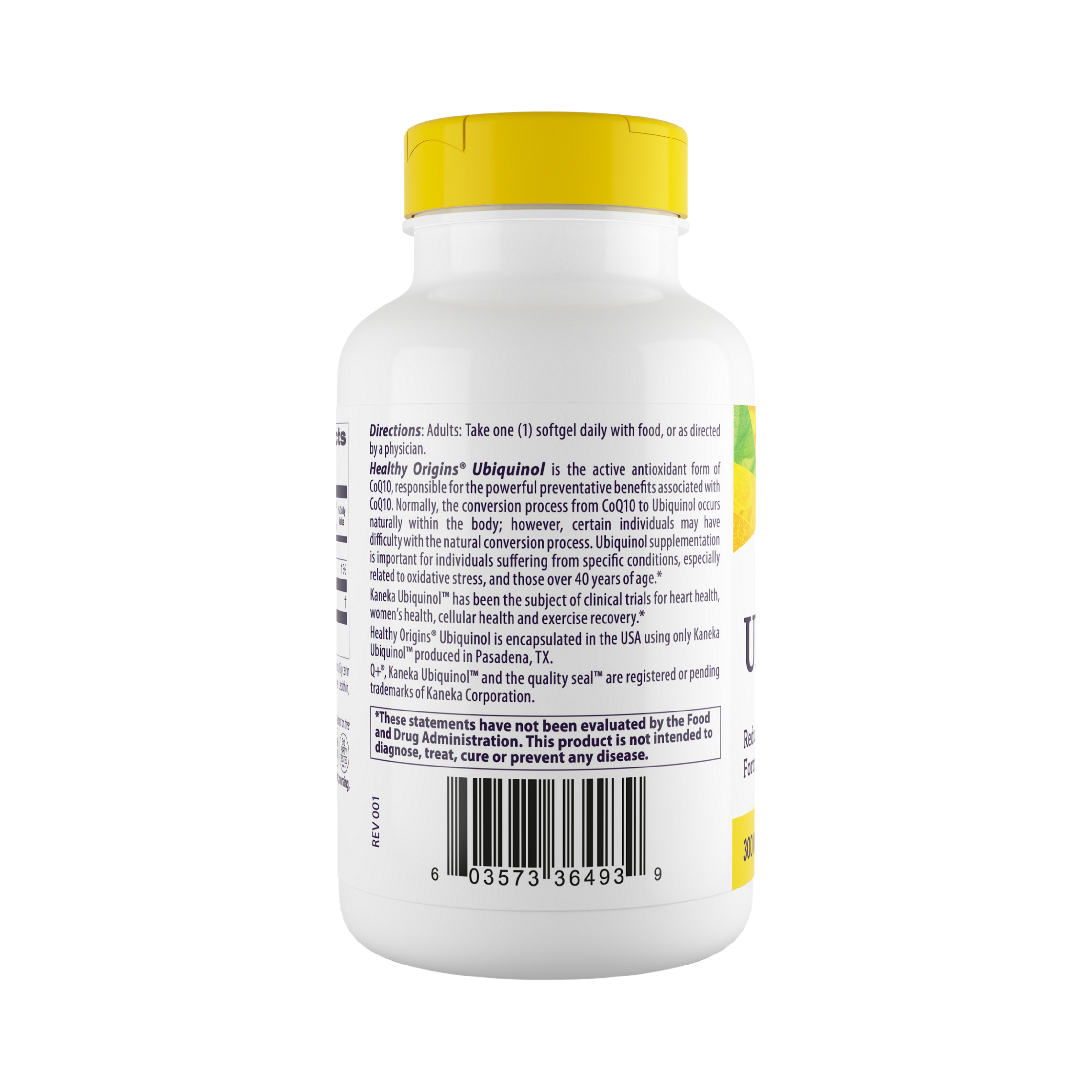 Healthy Origins, UBIQUINOL, Active From Of COQ10, 300 Mg, 60 Softgels