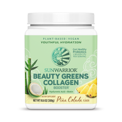 Sunwarrior, Beauty Greens Collagen Booster, Pina Colada, 300 g