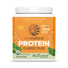 Sunwarrior, Classic Plus Protein, Unflavored, 375 g