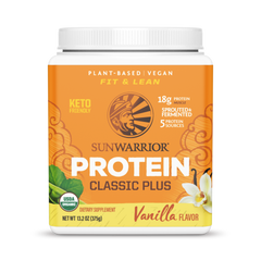 Sunwarrior, Classic Plus Protein, Vanilla, 375 g