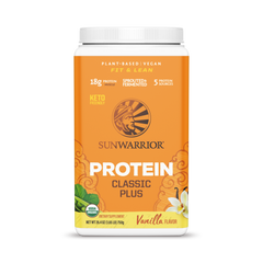 Sunwarrior, Classic Plus Protein, Vanilla, 750 g