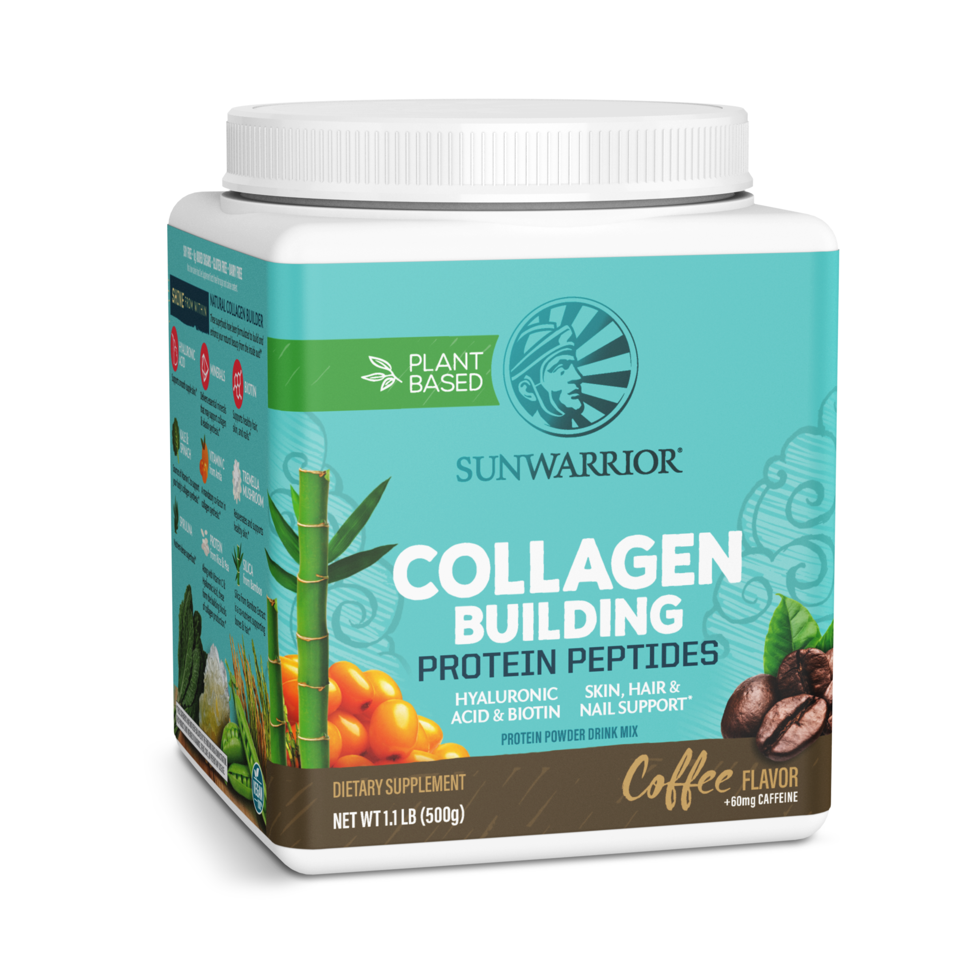 Sunwarrior, Collagen Building Protein Peptides, Chocolate Fudge, 500 g