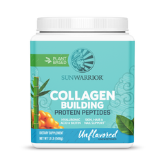 Sunwarrior, Collagen Building Protein Peptides, Unflavored, 500 g