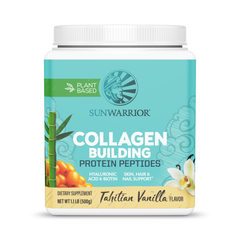 Sunwarrior, Collagen Building Protein Peptides, Tahitian Vanilla, 500 g