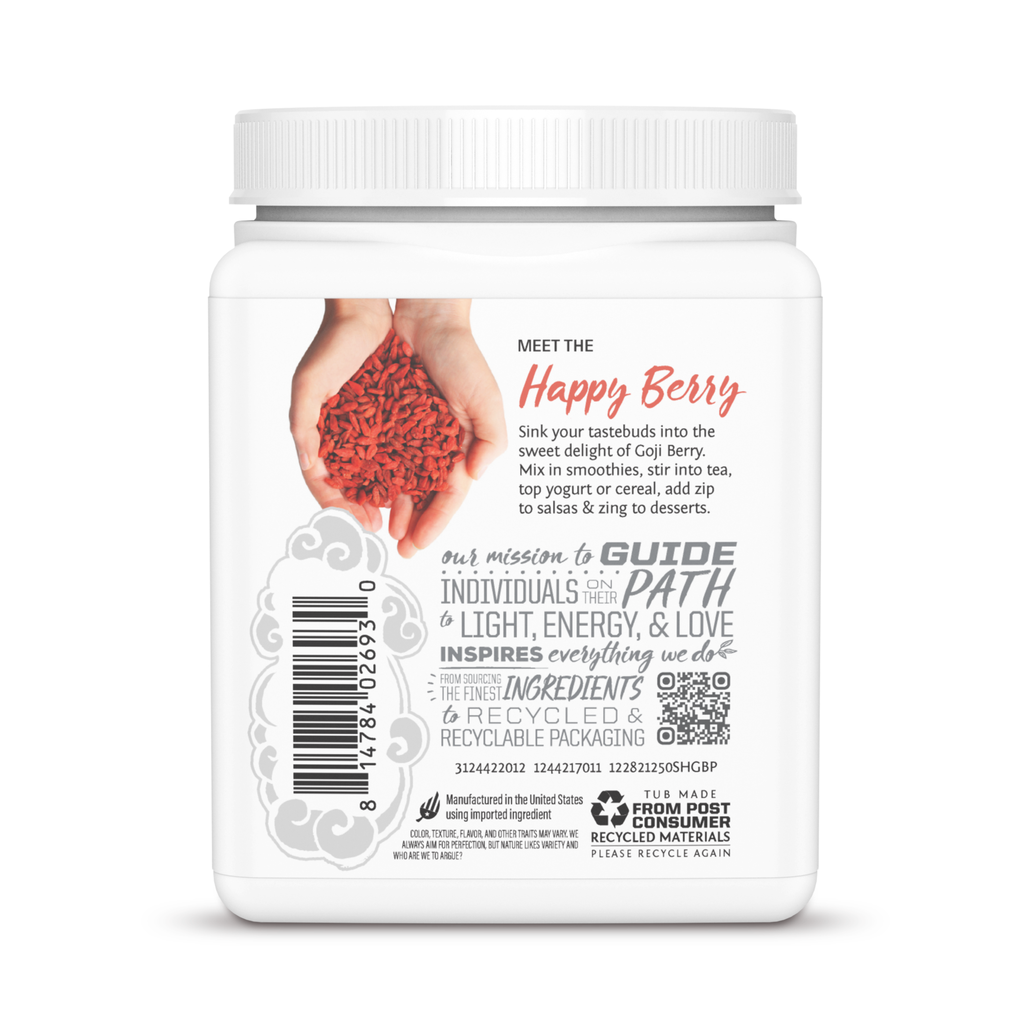 Sunwarrior, Harvest, Goji Berry Powder, 250 g