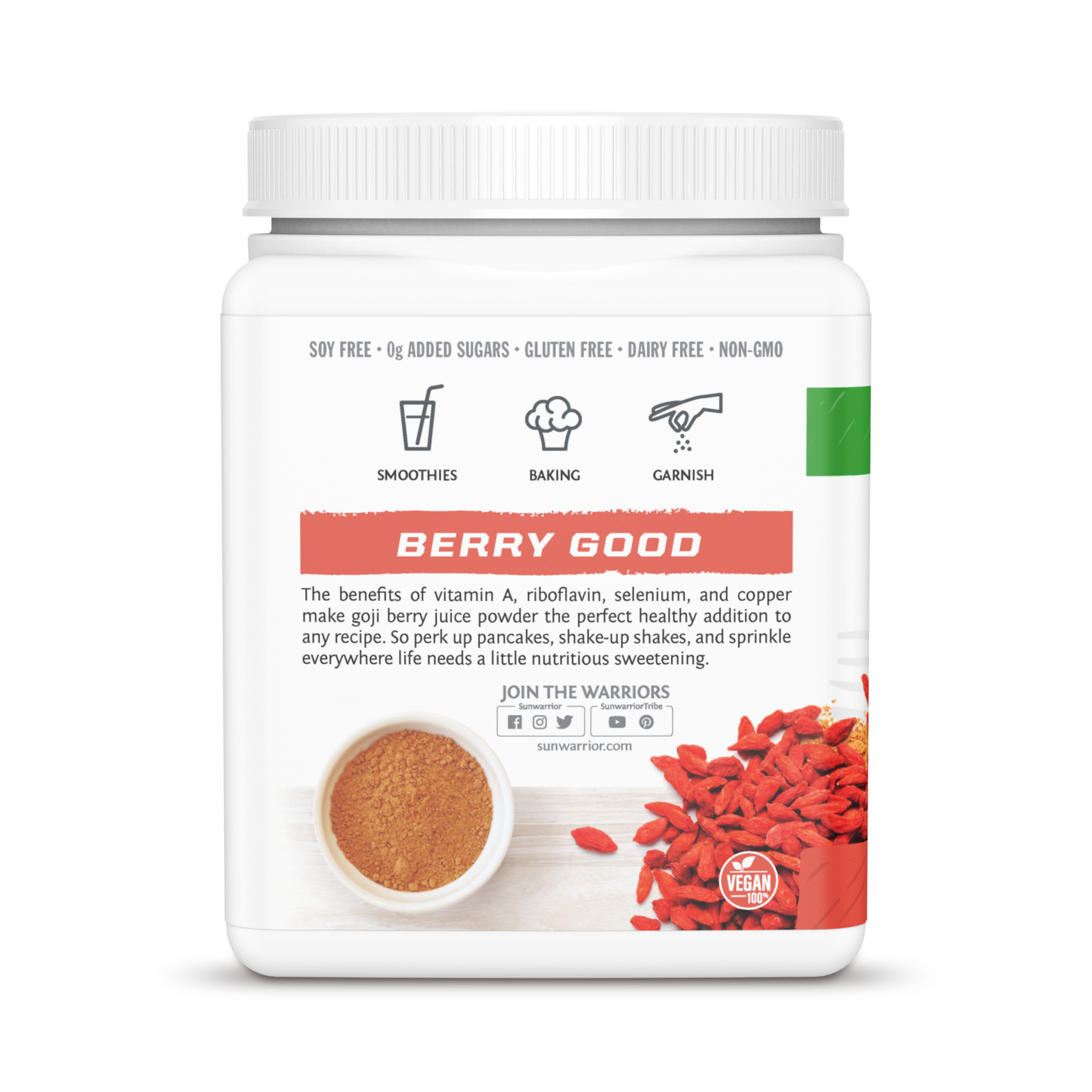 Sunwarrior, Harvest, Goji Berry Powder, 250 g