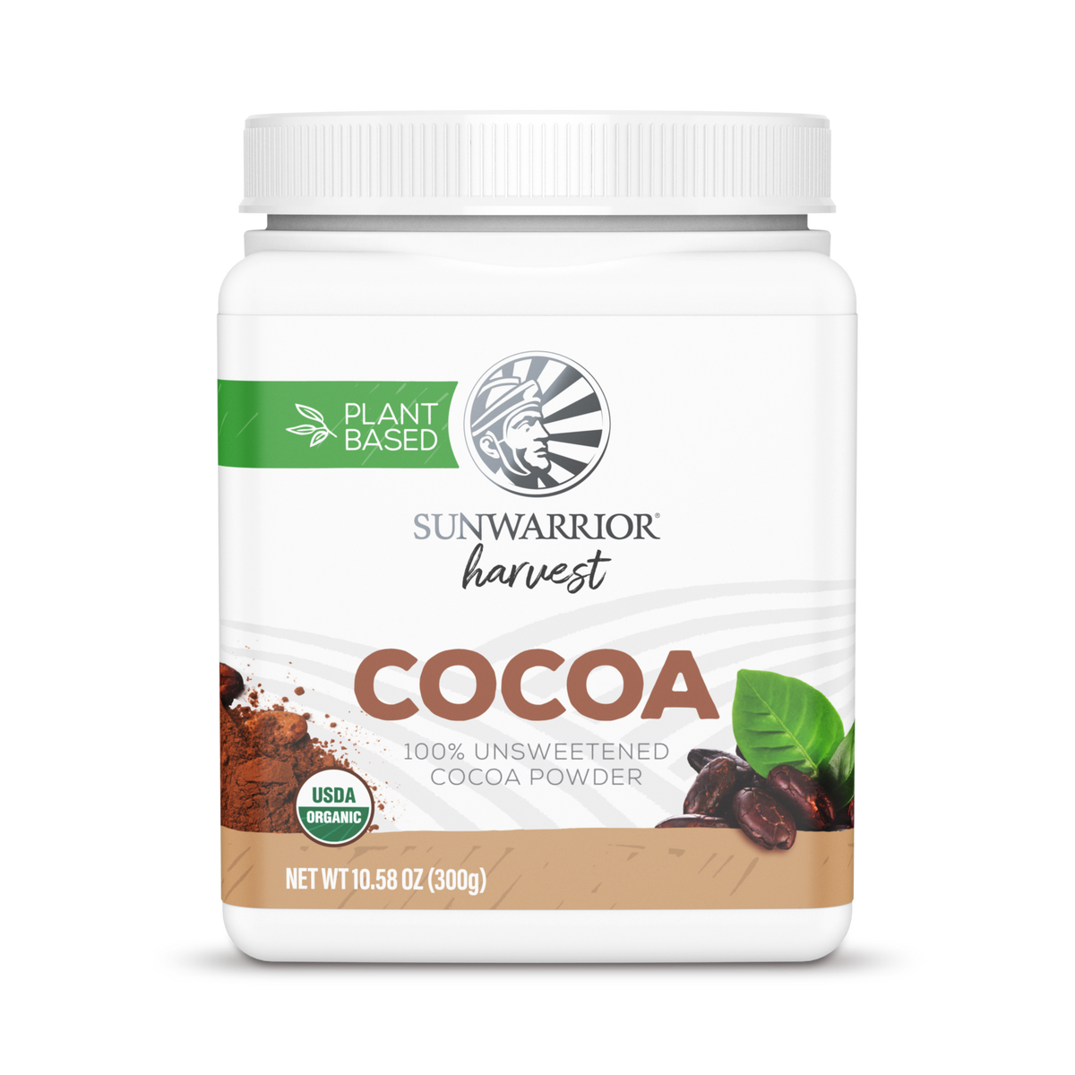 Sunwarrior, Harvest Cocoa Powder, Chocolate, 300 gm