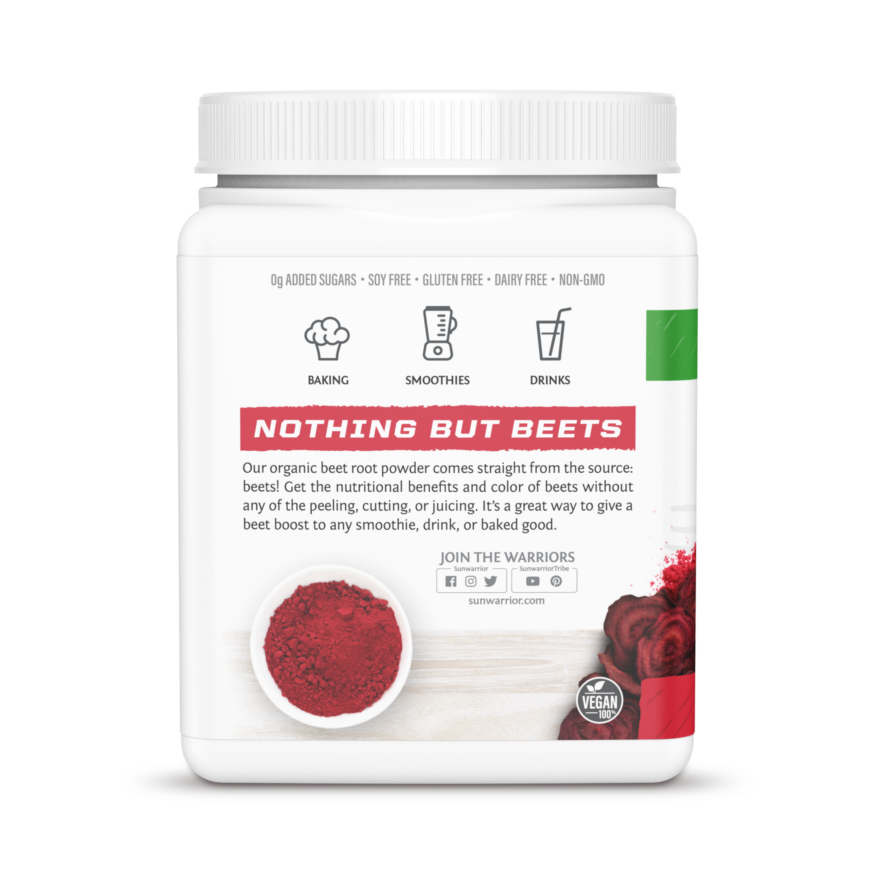 Sunwarrior, Harvest, Beetroot Powder, 360 g