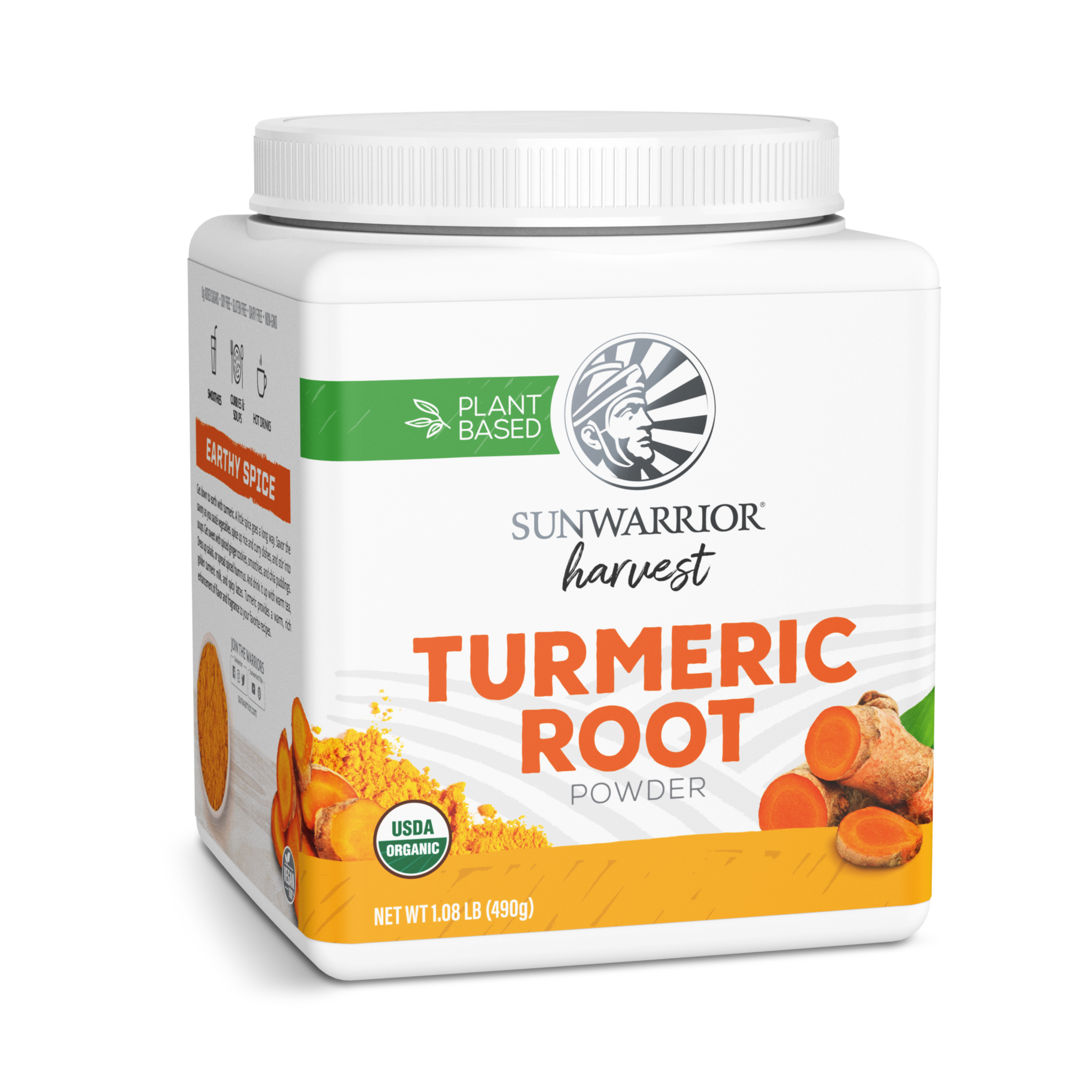 Sunwarrior, Harvest, Turmeric Root Powder, 490 g