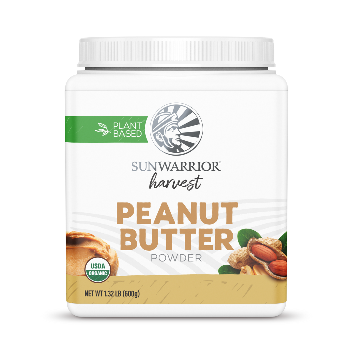 Sunwarrior, Harvest, Peanut Butter Powder, 600 g